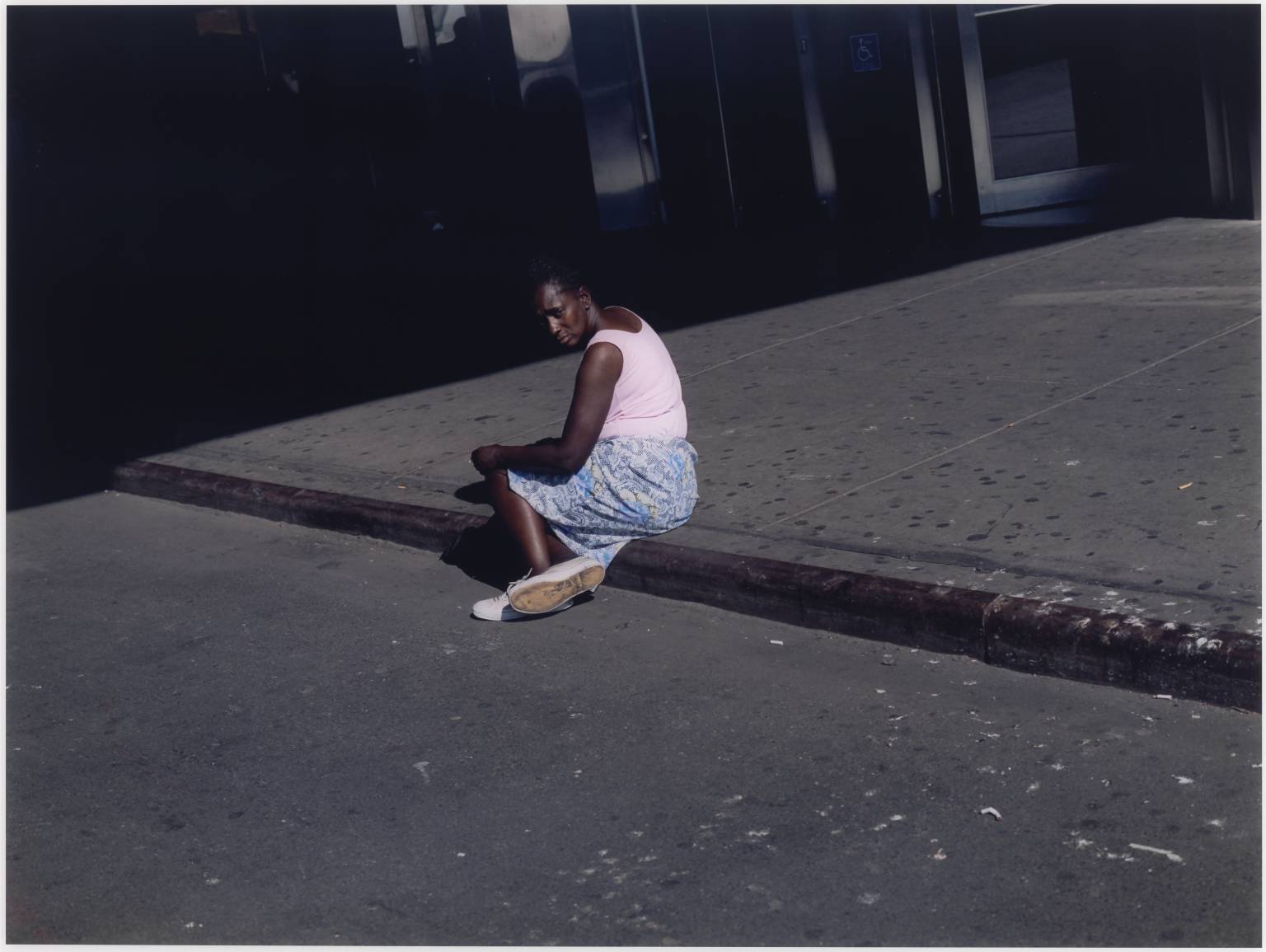 Untitled #38, Woman on Sidewalk, New York, 2002 2002 by Paul Graham born 1956